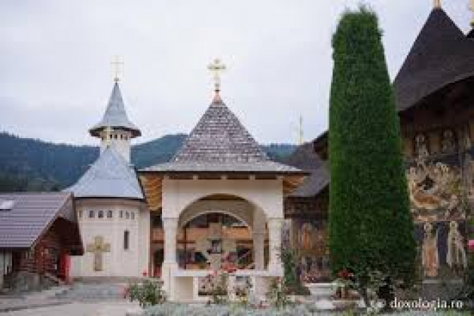 Mănăstirea Petru Vodă, înainte de incendiul devastator