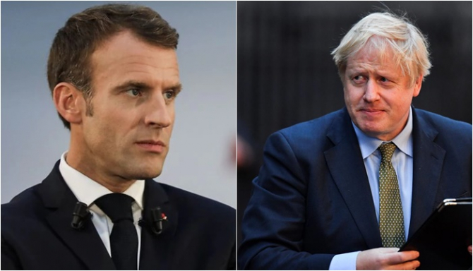 Macron îl atacă pe Boris Johnson, în disputa privind imigranţii. "Sunt surprins de lipsa de seriozitate"