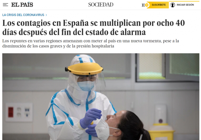Spania infectari au crescut de opt ori