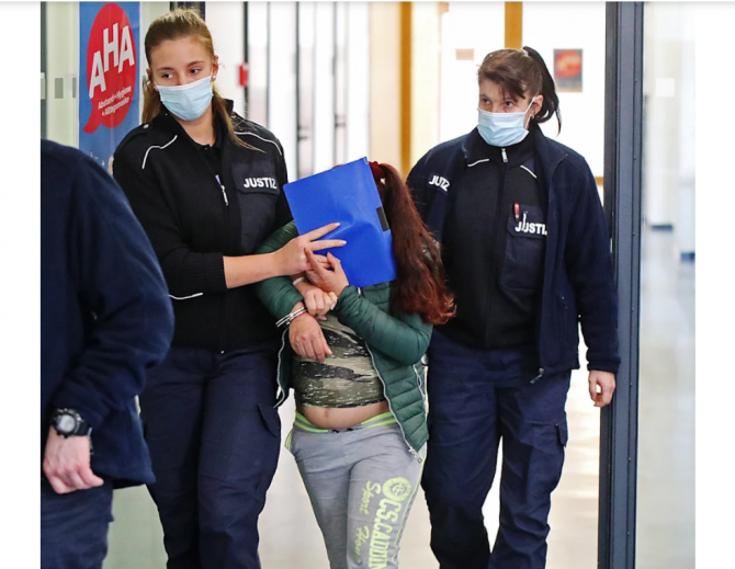 Loredana, românca de 39 de ani care a speriat autoritățile din Saxonia (Foto: Dirk Sukow/Bild.de)