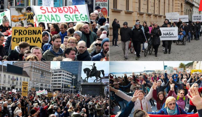 croatia proteste anti covid