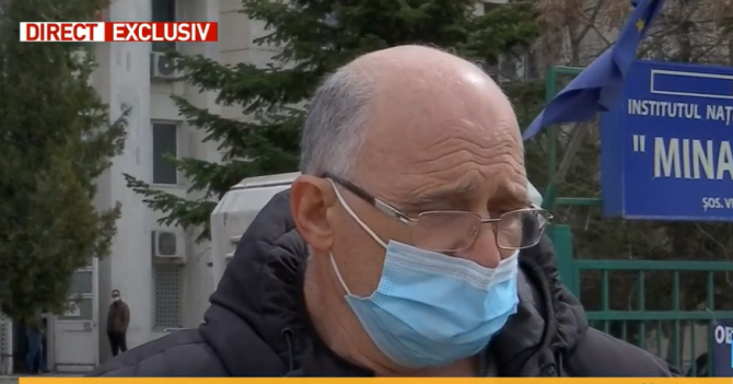 Tatăl lui Mihai Ionuț, tânărul sechestrat și bătut de polițiștii de la Secția 16 (Foto: captura Antena 3)  