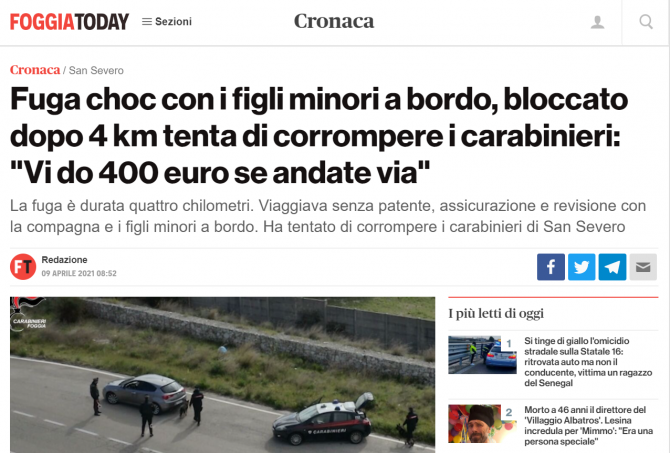italia-roman-a-incercat-sa-ofere-spaga-carabinierilor