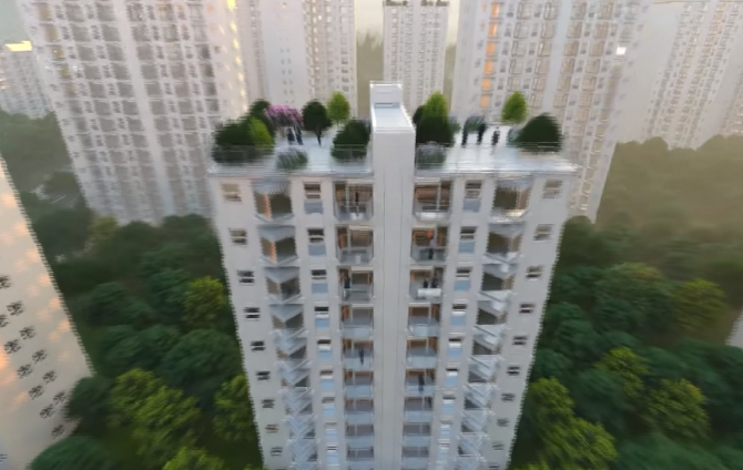 O firmă din China a construit un bloc de 10 etaje, complet finisat, în 28 de ore și 45 de minute - VIDEO