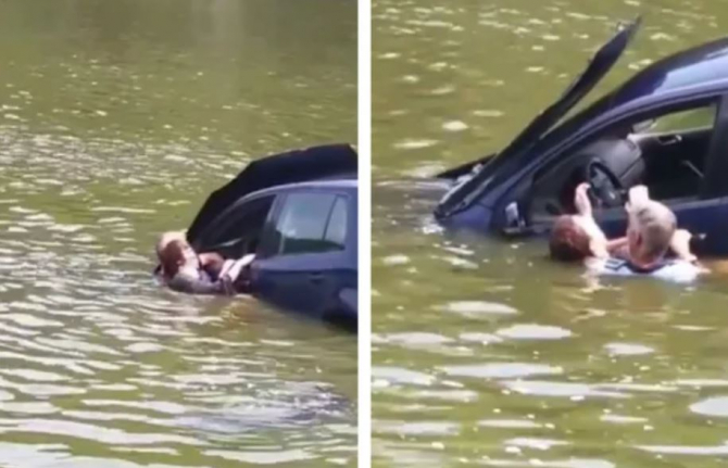 Tânăra din Iași, care a căzut cu mașina în lac și a fost salvată de un poliţist local, reţinută pentru 24 de ore