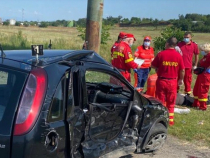 Accident grav. O româncă a murit, un copil de 3 ani a fost rănit, iar traficul pe DN1 este îngreunat