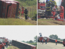 Tragedie în Croația. Zece morți într-un autobuz, care s-a răsturnat pe autostradă. Alte 46 de victime, la spital 