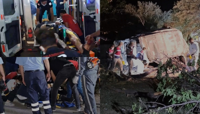 12 morți și 20 răniți după ce un microbuz a luat foc. Imagini de coșmar cu supraviețuitorii care gemeau de durere pe șosea - VIDEO