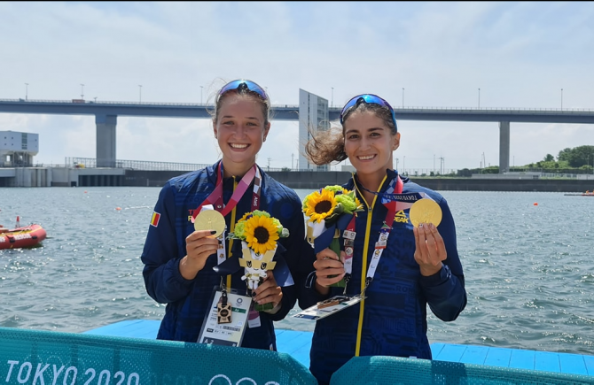 Ancuţa Bodnar şi Simona Radiş, medaliate cu aur la Jocurile Olimpice de la Tokyo