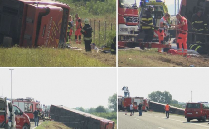 Tragedie în Croația. Zece morți într-un autobuz, care s-a răsturnat pe autostradă. Alte 46 de victime, la spital 