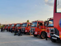 Grecia. Pompierii români, prima misiune în Attica. Salvatorii protejează trei localități de focul violent 