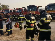 A treia zi a intervenției pompierilor români pentru stingerea incendiilor din insula Evia