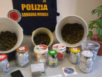 Un român din Italia ascundea marijuana în bucătărie