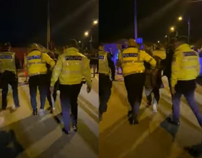 Șofer român, fără permis, prins după o urmărire ca-n filme. Bărbatul a aterizat cu automobilul într-un gard 