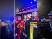 Explozie într-un magazin din România. Mai multe victime
