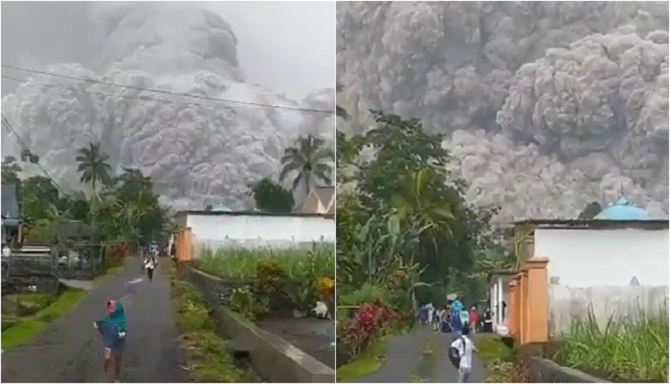 Erupție vulcanică uriașă în Indonezia. Cel puțin un mort și 41 de răniți - VIDEO