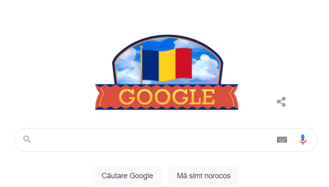 Google Doodle 1 Decembrie 2021, Ziua Națională a României