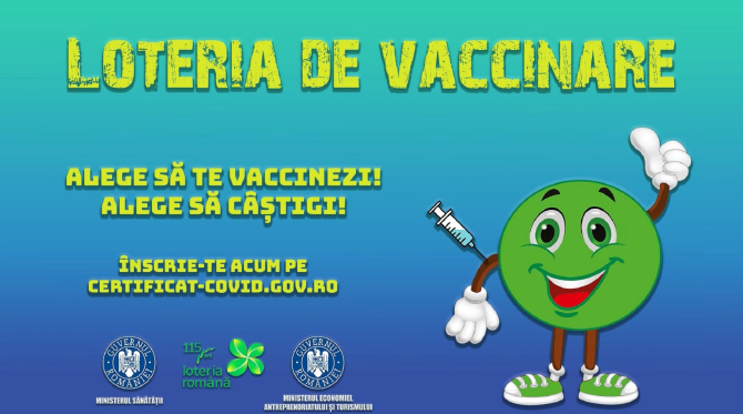 Loteria Vaccinării acordă marele premiu de 1 milion de lei vineri, 31 decembrie. Cum vă puteți înscrie