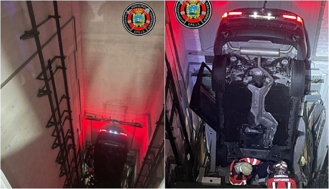 Spania. O mașină a căzut în puțul unui lift dintr-o parcare: Șase victime - FOTO