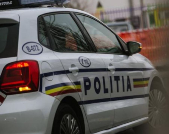Autovehicul, condus de un român, băut și fără permis, oprit cu focuri de armă 