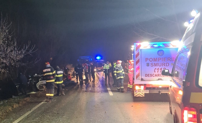 Trei români morți, alți patru răniți într-un teribil accident