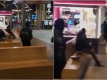 Clipe de TEROARE în Gara de Nord din Paris. Un bărbat înarmat a fost ÎMPUȘCAT MORTAL de poliţişti - VIDEO