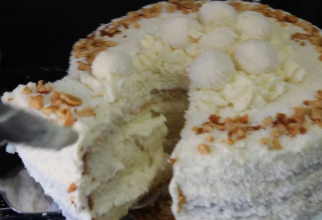 Tort Raffaello super fin. Este aur, nu tort! Rețeta unei prăjituri de milioane! 