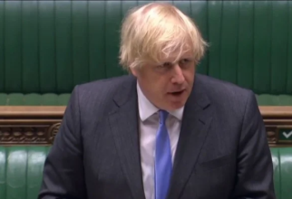 Premierul britanic, Boris Johnson, speră să obţină o reacţie dură din partea NATO la criza din Ucraina