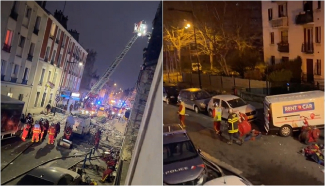 Franța. Explozie puternică într-un bloc din Paris: 22 victime - VIDEO