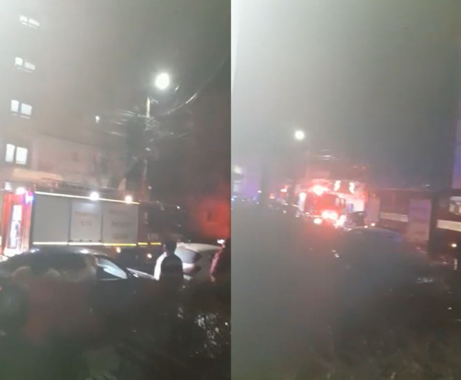 Incendiu devastator într-un bloc din Bacău. Un român și-a pierdut viața. Alte opt persoane, evacuate.