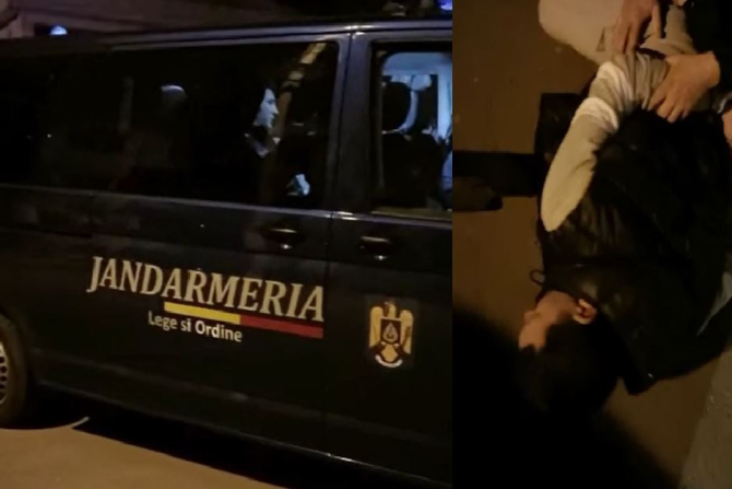 Un român a ameninţat cu o macetă un grup de tineri