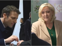Alegeri prezidențiale Franța. Primul EXIT POLL Emmanuel Macron și Marine Le Pen, la egalitate 