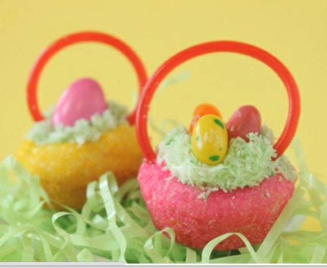 Desertul Coșulețe dulci de Paște  pentru fericirea copiilor și a adulților! Toată lumea vă fi surprinsă de idee originală