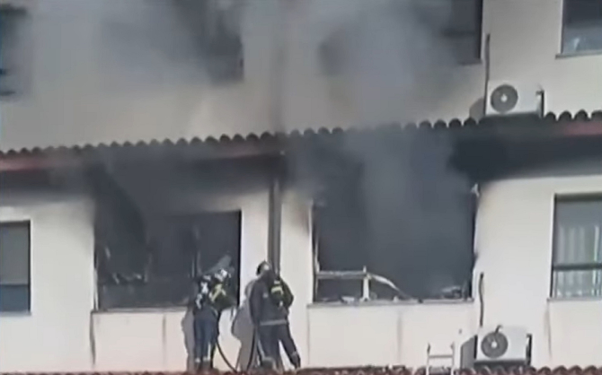 Incendiu în secția COVID a unui spital: Un mort și trei răniți