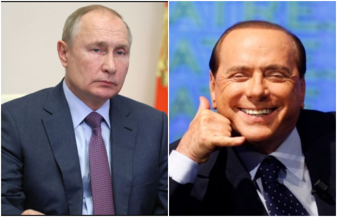 Vladimir Putin și Silvio Berlusconi o relație puternică de prietenie 