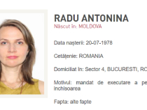 Antonina Radu, pompier condamnat în dosarul Colectiv la 8 ani și 8 luni, dată în urmărire națională. A fost emis mandat european