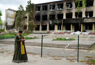 Preot militar ucrainean (sursa foto: Agerpres)