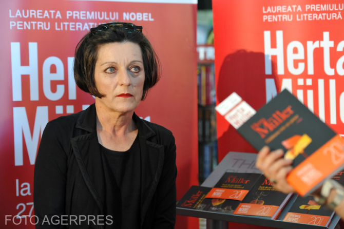 Herta Muller, singura româncă laureată a premiului Nobel pentru Literatură (Sursa foto: Agerpres)