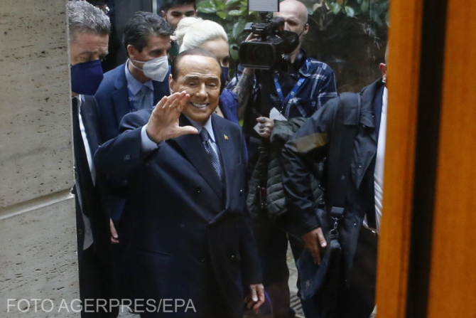 Silvio Berlusconi, fostul premier al Italiei.