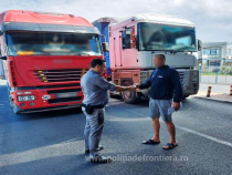 Camion, în drum spre Germania, oprit la ieșirea din țară. Ce au descoperit polițiștii în compartimentul de marfă. Sursa - politia_de_frontiera