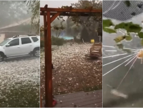 Franța, lovită de grindină: Imaginile dezolante lăsate în urmă de furtună - VIDEO