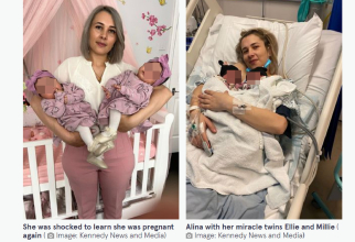 Marea Britanie. Româncă, însărcinată de două ori într-o săptămână: „Un miracol! Am rămas gravidă în timp ce eram deja gravidă”. FOTO: captură mirror.co.uk