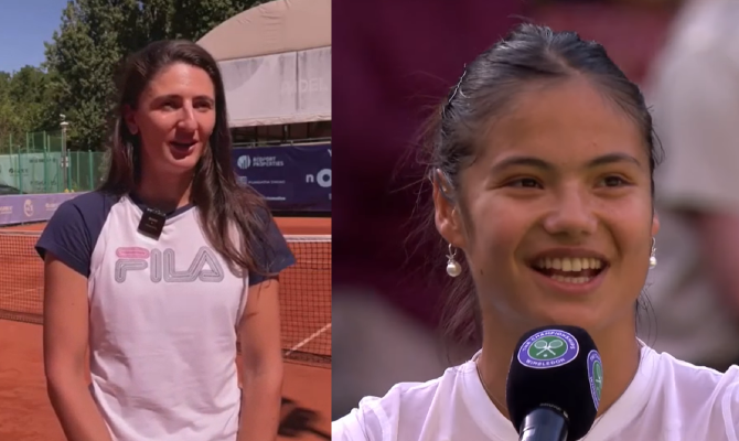 Emma Răducanu și Irina Begu au fost victorioase la Wimbledon  / Foto: Captură video youtube