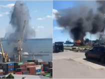 Atac asupra portului Odesa. La o zi după ce a negat, Rusia spune că a fost „o lovitură de înaltă precizie”