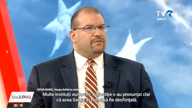 Ambasada SUA: Capacitatea românilor de a fi cu adevărat buni nu mă surprinde deloc / Foto: Captură video youtube