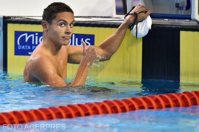 David Popovici la Campionatele Europene de înot pentru juniori (Sursa: Agerpres)