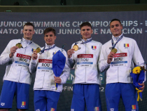 Înot: Aur pentru ştafeta de 4x100 m liber a României şi argint pentru Vlad Stancu la Mondialele de juniori / Foto: Facebook