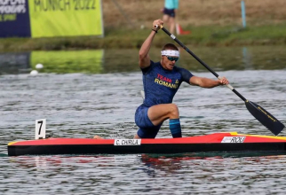 Românul Cătălin Chirilă, medaliat cu bronz la Supercupa Mondială la Canoe Sprint, la Oklahoma. Sursa foto: facebook/Catalin Chirila