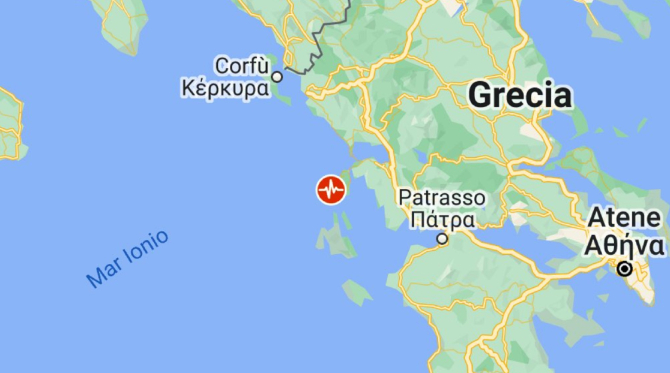 Cutremur puternic în Grecia, resimțit și în Italia. FOTO: captură Twitter @FrancoScarsell2
