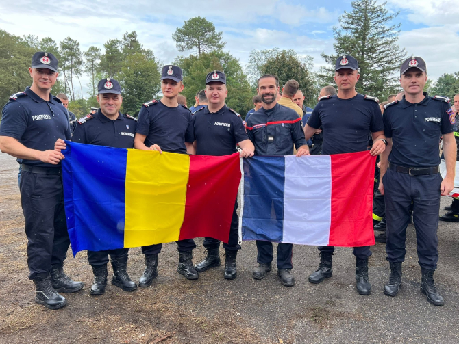 Pompierii români din Franţa se întorc acasă „Misiune îndeplinită!”